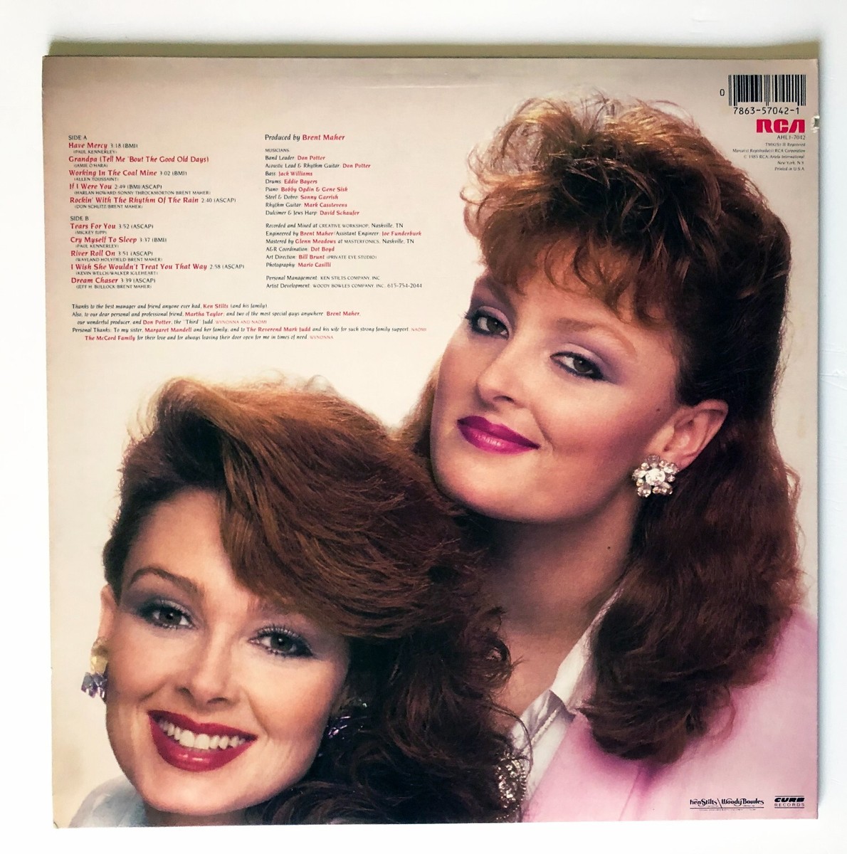 1999年　Hanes The Judds The Judds LP Vinyl Record, NM/NM, Rockin' With the Rhythm