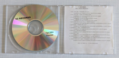 V2 Records CD Fall 2004 Preview Various Artists