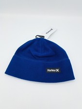 Hurley M Elevate Beanie - Blue - Fleece - BNWT - One Size Surf Outdoors Hike