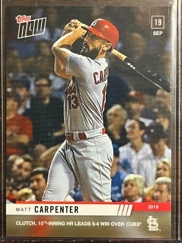 2019 Topps Now 867 Matt Carpenter