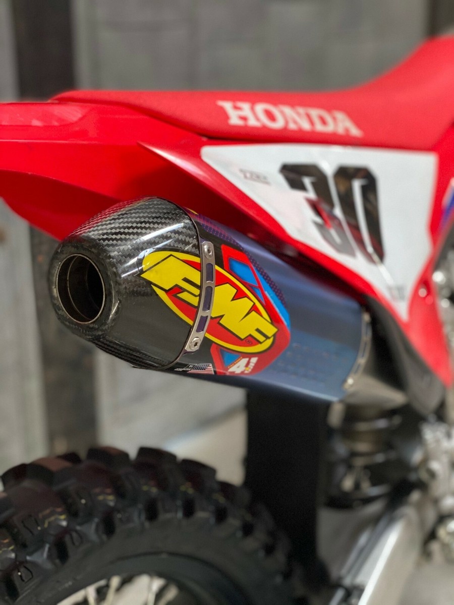 FMF Factory 4.1 Slip-On Blue Exhaust Pipe Blue Honda CRF450R