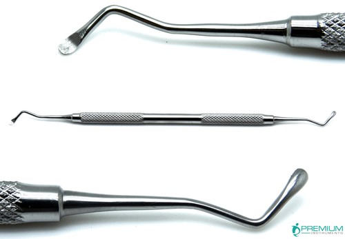 5 Pcs Excavator Dental Spoons 1mm, 1.2mm, 1.5mm(round), 1.5mm(straight), 2mm Set - Picture 4 of 6