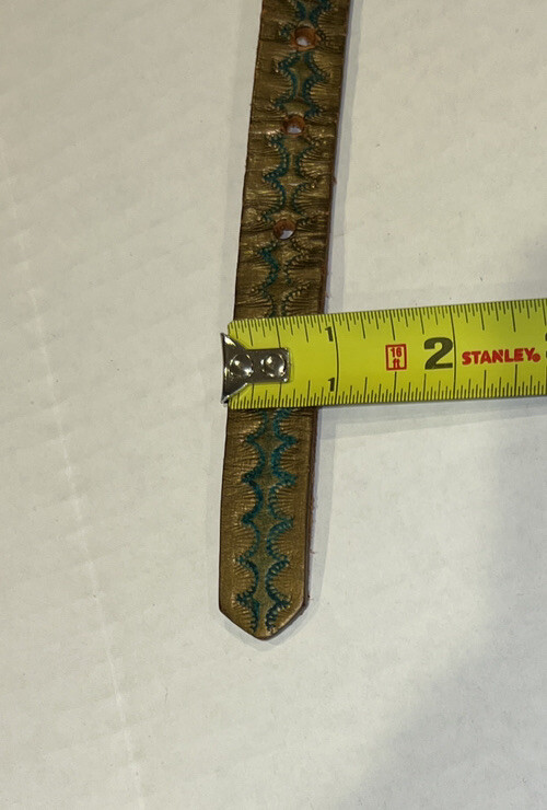 Vintage BTS Carole & Lois Solid Brass Green Rhinestone  display picture 1