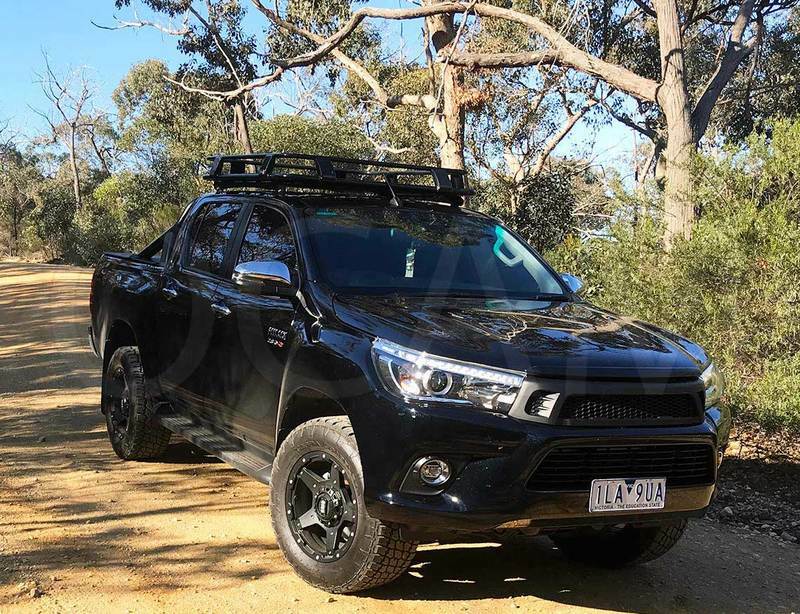 OCAM Aluminium Roof Rack For Toyota Hilux N80 2015Current Dual Cab