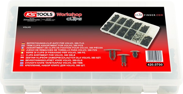 KS Tools Befestigungs-Clip-Satz FüR Volvo, 350-Tlg. (420.0700)-image