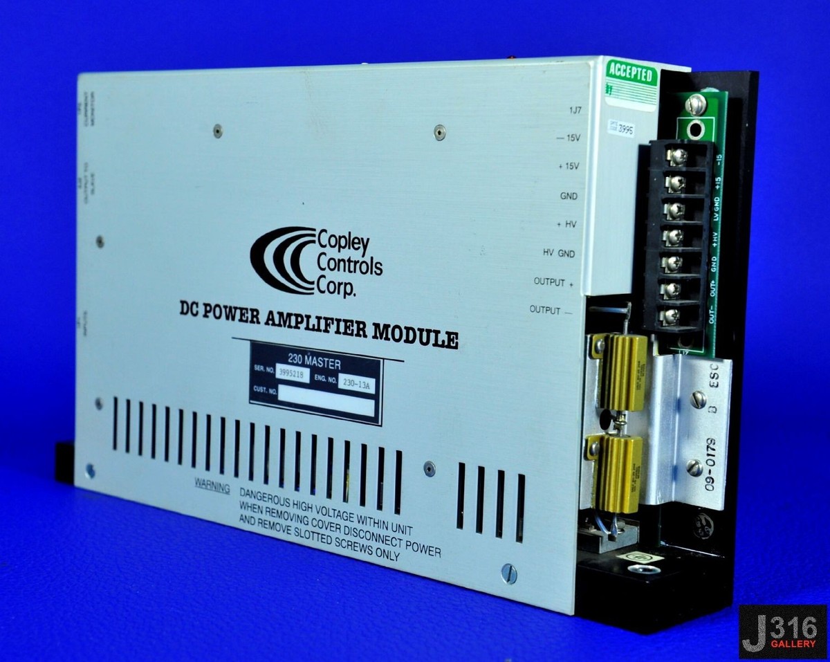 【バイイー】 2121 COPLEY CONTROLS CORP DC POWER AMPLIFIER MODULE 230 MASTER