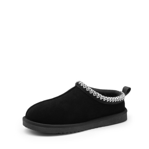 Mens Memory Foam Slippers Genuine Suede Indoor Fuzzy Fluffy Home Cozy Slippers - Picture 12 of 15