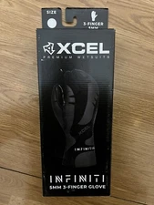 Xcel Wetsuit Gloves 5mm Infiniti 3 Finger Claw For Surfing ‎AN057380 - Black XXS