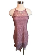 Express dress Valentine Size 8 pink Asymmetric double lined knee length classic