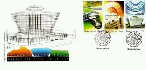 *FREE SHIP Malaysia Energy Efficient Building 2009 Environment Recycle (FDC) - Picture 1 of 7