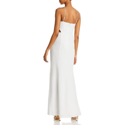green emerald velvet dress Aqua Womens Lace Midi Halter Dress  Vanessa Jane
