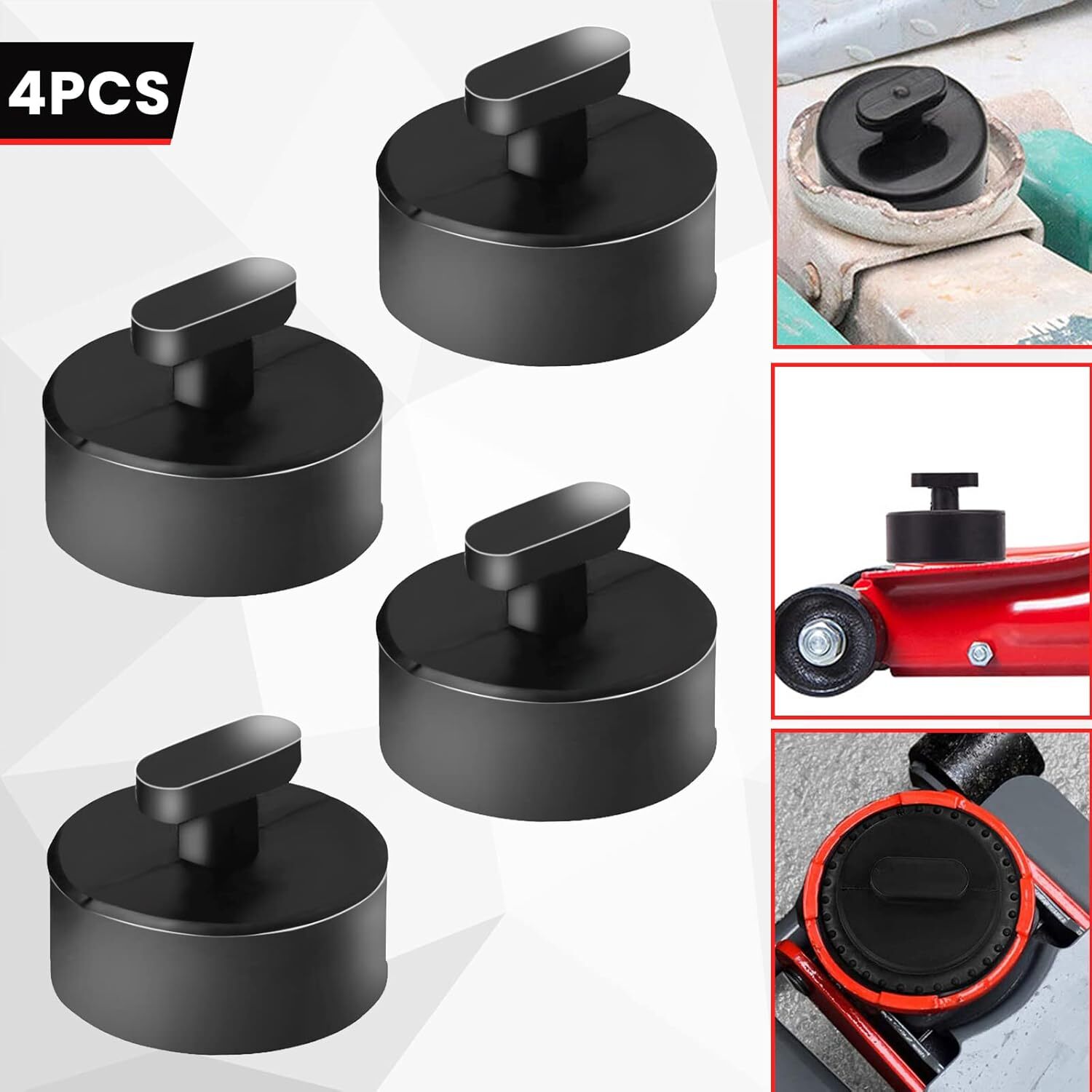 4 Pcs Rubber Jack Pucks Jacking Lift Pad for Chevrolet Corvette C5 C6 C7 GS Z