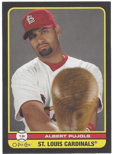 O-Pee-Chee Albert Pujols Baseball Sports Trading Card Singles