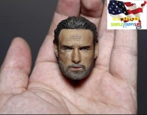 ホットトイズ系　ウォーキング・デッド　リック　1/6カスタム植毛ヘッド ホットトイズ系 ウォーキング・デッド リック 1/6カスタム植毛ヘッド