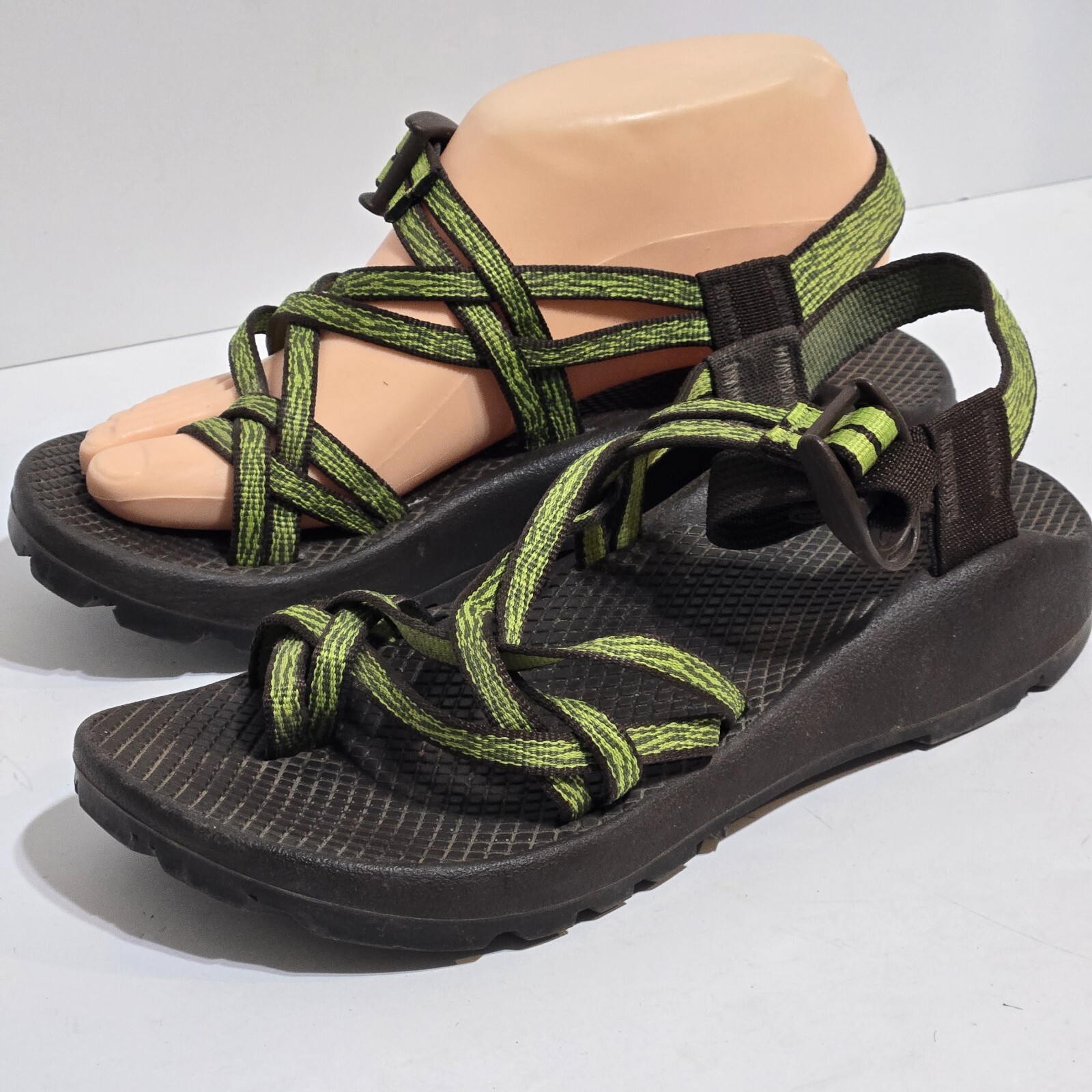 Chaco ZX/2 Classic Womens Sz 7 Sandals Green Terrain Hiking