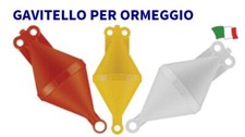 BOA GAVITELLO BICONICO 32 CM GIALLO ORMEGGIO BARCA MOTOSCAFO SEGNALAZIONE MARE