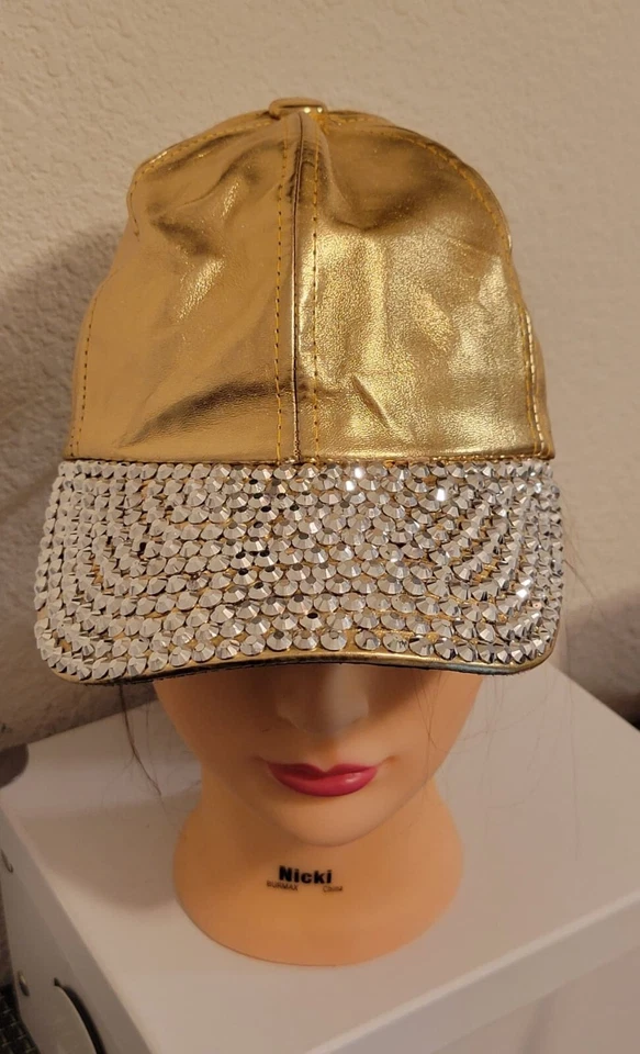 Sombreros Magid para mujer sombrero de baceball dorado Foto 3 de 4