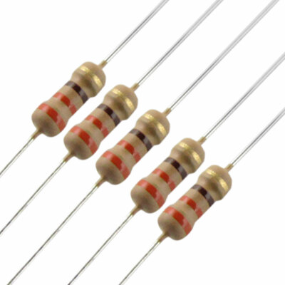 Resistor 330 Ohms com Potência 1/4W e Precisão de 5 Resistor 330 Ohms com Potência 1/4W e Precisão de 5