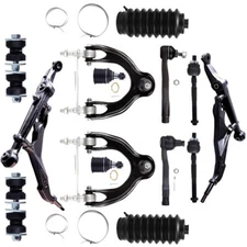 14Pcs Fits 1992-1995 Honda Civic Front Lower Upper Control Arms Tie Rod Sway Bar
