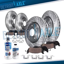 Front & Rear Brakes Rotors + Brake Pads kit for 2001 Infiniti I30 Maxima