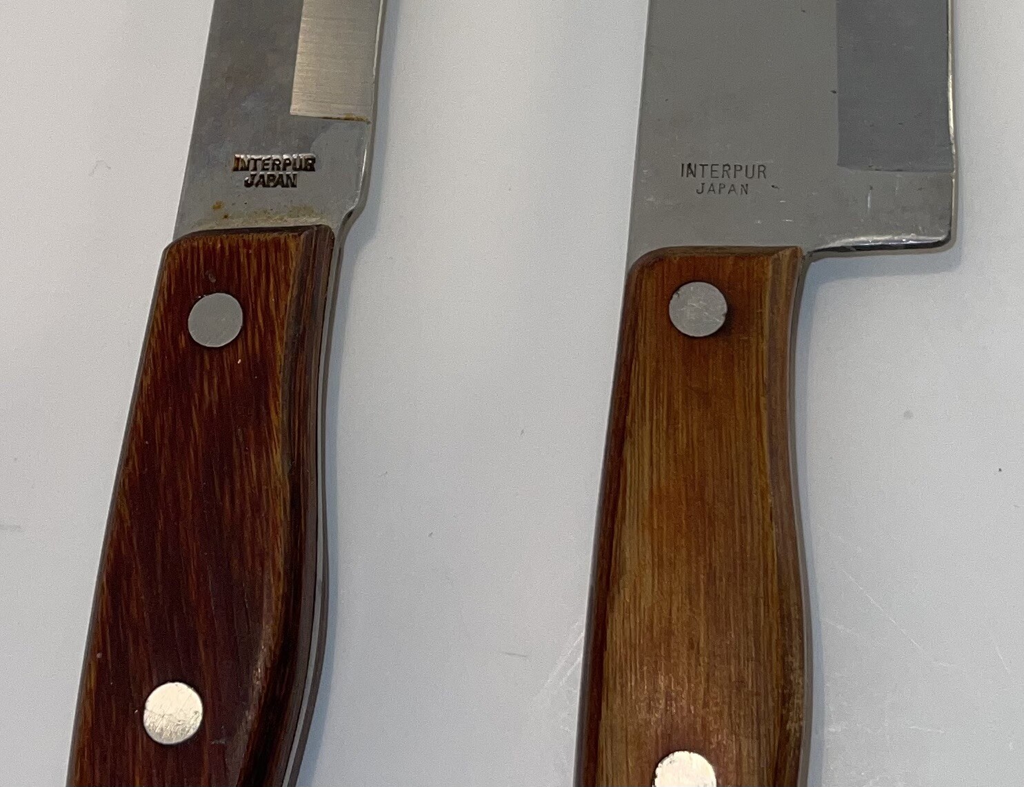 Vintage Interpur Stainless Steel Knives Set of 2 Made In Japan eBay