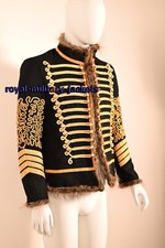 Napoleonic Hussars Uniform Military Style Tunic Pelisse Jimi Hendrix Jacket