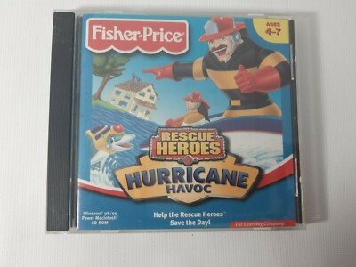 Microsoft PC MAC Video Game Fisher Price Rescue Heroes Hurricane Havoc 4-7 Years