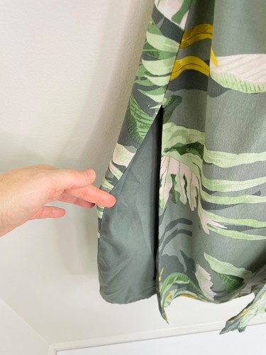 Witchery Limited Edition womens Cayman Long Kimono size small / medium palm leaf - Picture 7 of 13