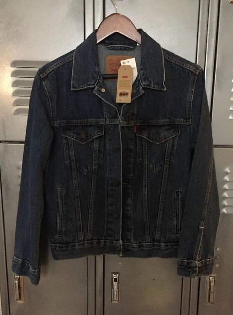 levis checkered denim jacket