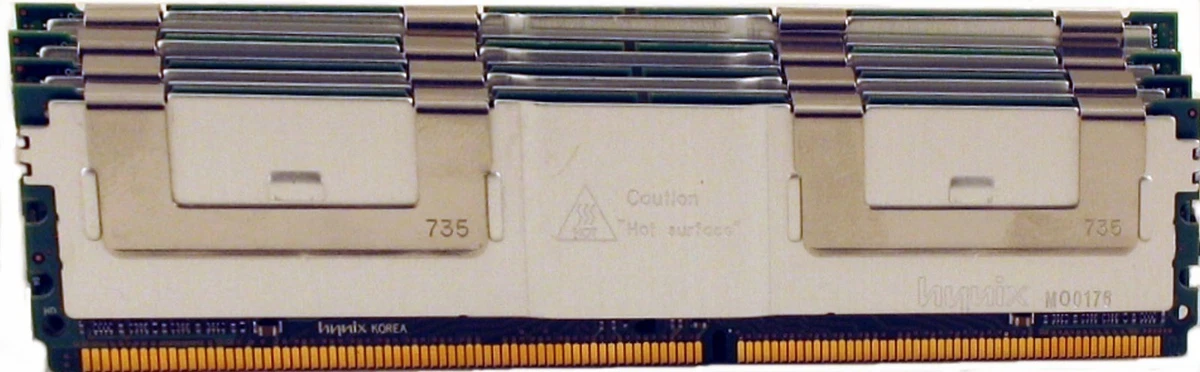Barrette RAM Dell Precision 690 – 4 Go DDR1, HYMP512B72BP8N2-C4