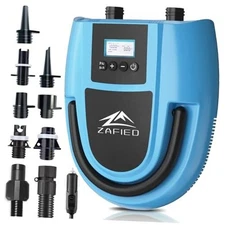 Electric Paddle Board Pump Portable, 20PSI High Pressure SUP Air Pump with Blue