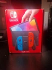 Nintendo Switch OLED Handheld Console 64GB Neon Blue/Red Boxed Complete