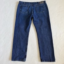 Wrangler Jeans 96501MR Men's 44x32 44x31 Regular Fit Straight Blue Workwear