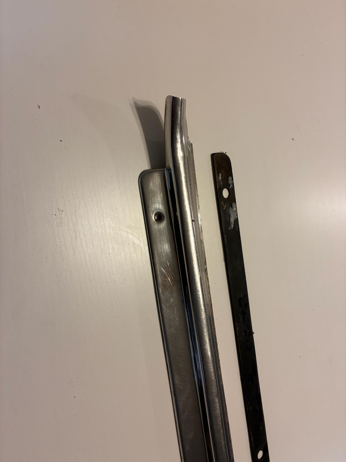 Bentley T2 1978 Front Right Door Sill Chrome Trim