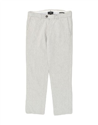 JULES Damen Slim Freizeit Hose IT 36 XS W28 L26 Grau Baumwolle BD47