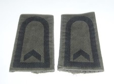 2x Bundeswehr Schulterklappen Feldwebel Fw Heer Rangschlaufen oliv schwarz BW