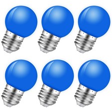 Blue Light Bulb1w E26 Blue Led Lights Bulblow Wattage Small Colored Bulbs F