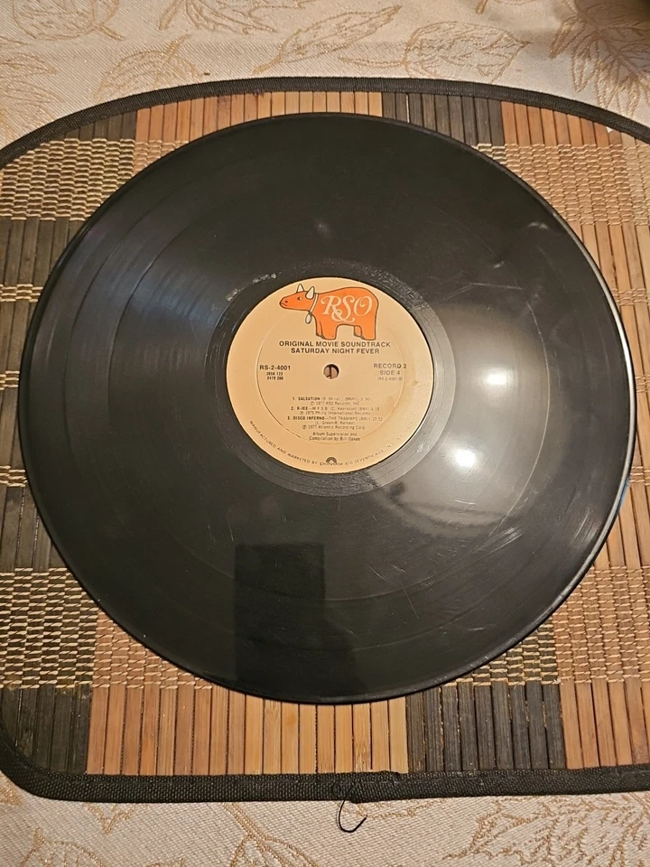 Saturday Night Fever - Original Movie Sound Track 2LP (RSO RS-2-4001) Hollywood Foto 4 de 4