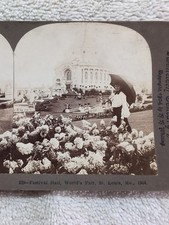 1904 Festival Hall St Louis World's Fair 1900s Whiting Stereoview People Women