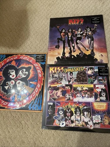 Kiss - Lot Of 3 Albums - Destroyer, Rock And Roll Over 180g Vinyl Lp New Sealed