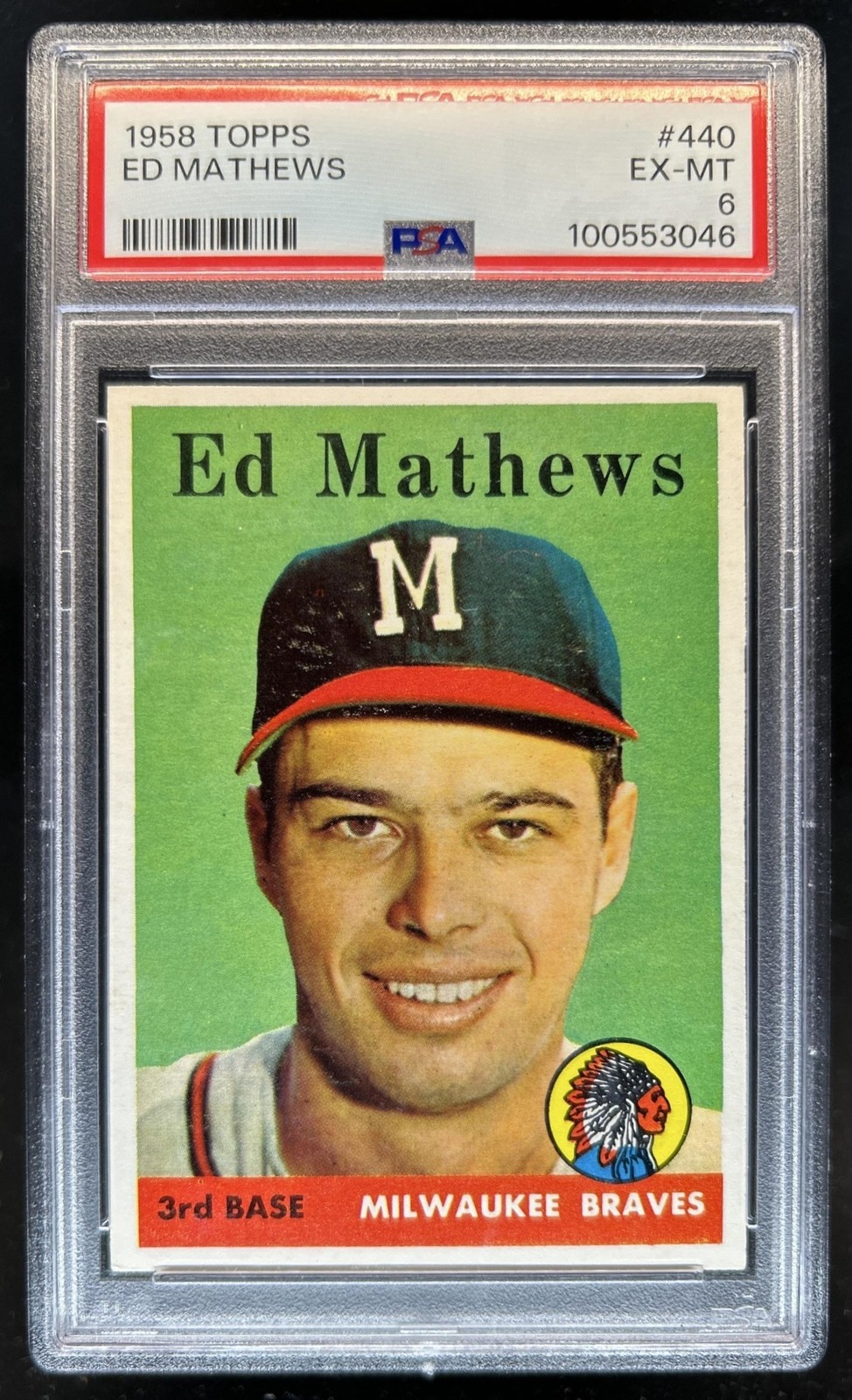 1958 Topps Ed Mathews #440 PSA 6