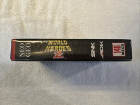 Authentic World Heroes 2 - Neo Geo AES US Version, Tested, Please Read!