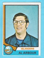 1974-75 OPC 91 Al Arbour New York Islanders! EXMT!  *SET BREAK*