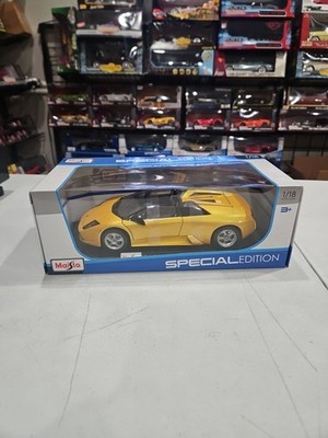 Maisto Lamborghini Murcielago Yellow Roadster 1:18 Diecast Model Car   SHIPPE