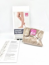medi Assure 20-30 mmHg Thigh High Compression Stockings Silicone Top Band Small