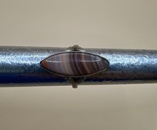 Elegant 925 Sterling Silver Colourful Stone Ring / Size 4.75