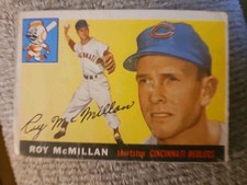 1955 Topps Roy McMillan #181 Hi# G VG SP Cincinnati Redlegs