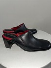 ROCKPORT Leather Square Toe 3” Block Heel Mules W9 — photo 4