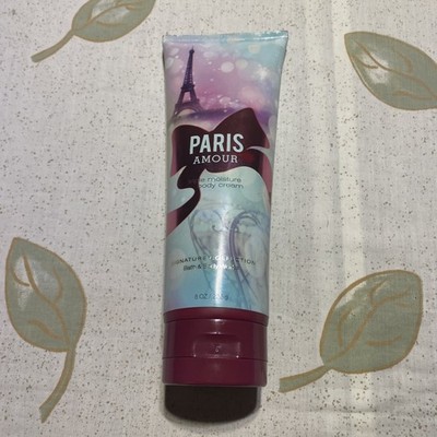 Bath & Body Works Paris Amour Triple Moisture Body Cream Signature 8 oz Open