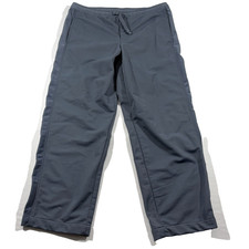 Vintage Nike Grey Blue Baggy Y2K Sweatpants Joggers Silver Tag Relaxed Sz S